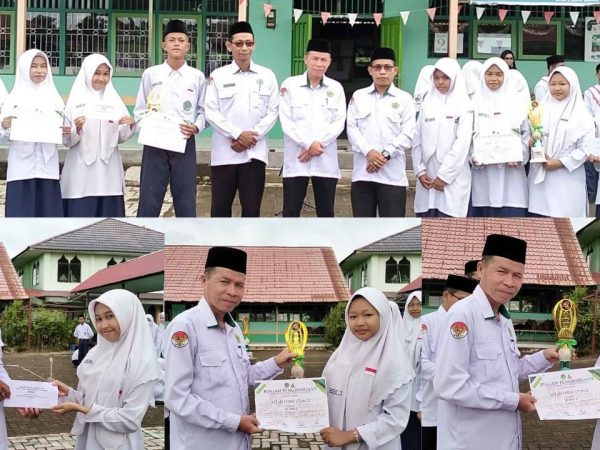 MTsN 1 HSU Terima Tropi Kejuaraan Pesantren Ramadhan PC IPNU IPPNU Alabio, Kamad Beri Apresiasi