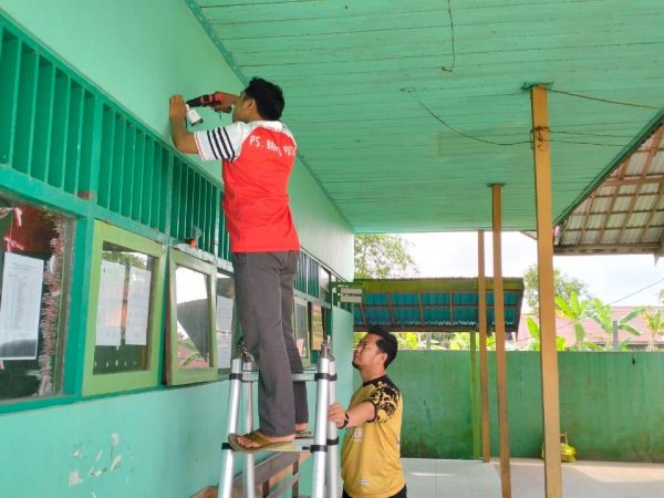 MTsN 1 HSU Pasang CCTV untuk Tingkatkan Keamanan