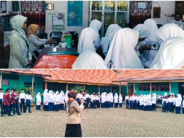Hari Kedua MATSAMA MTsN 1 HSU: Mengenal Madrasah dan Menempa Disiplin lewat PBB dan Kepramukaan