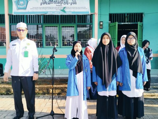 MTsN 1 HSU Terima Mahasiswa STIQ Rakha Amuntai untuk PKL