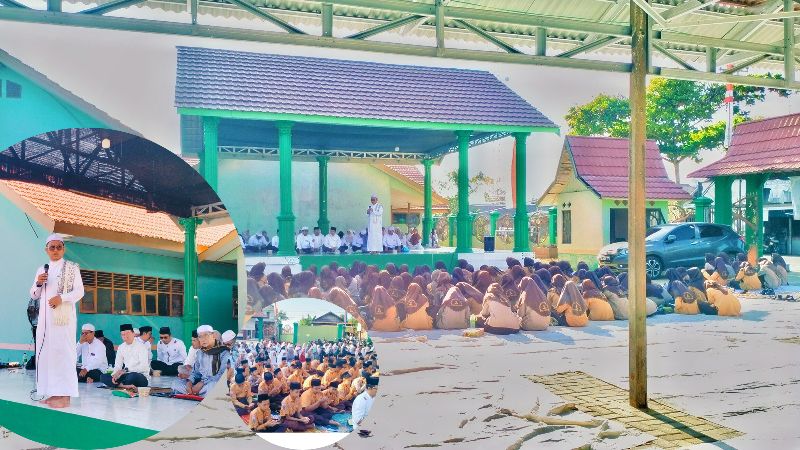 MTsN 1 HSU Kembali Gelar Jumat Taqwa, Tekankan Kejujuran dan Integritas Siswa