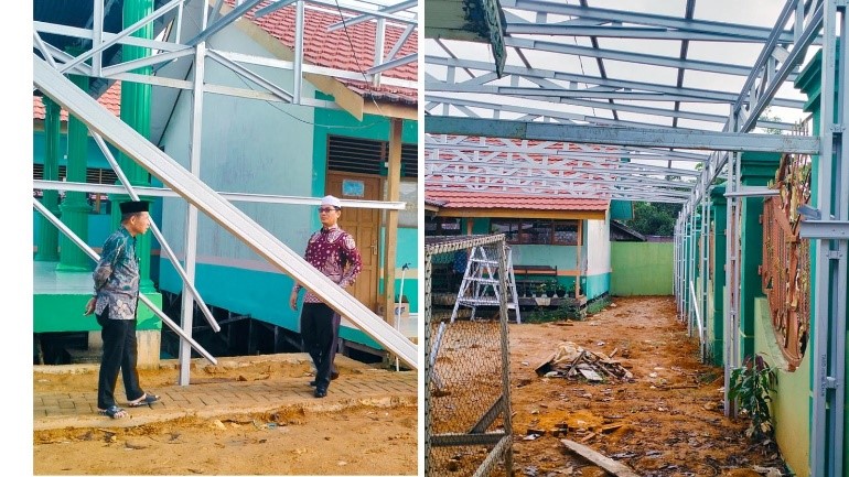 MTsN 1 HSU Pantau Progres Pembangunan Lahan Parkir Baru MTsN 1 HSU Pantau Progres Pembangunan Lahan Parkir Baru