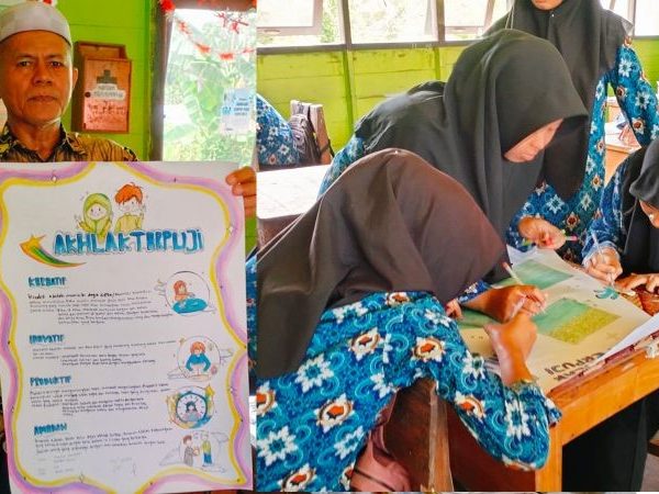 Siswa MTsN 1 HSU Ciptakan Poster Akhlak Terpuji melalui Pembelajaran Berbasis Proyek Siswa MTsN 1 HSU Ciptakan Poster Akhlak Terpuji melalui Pembelajaran Berbasis Proyek