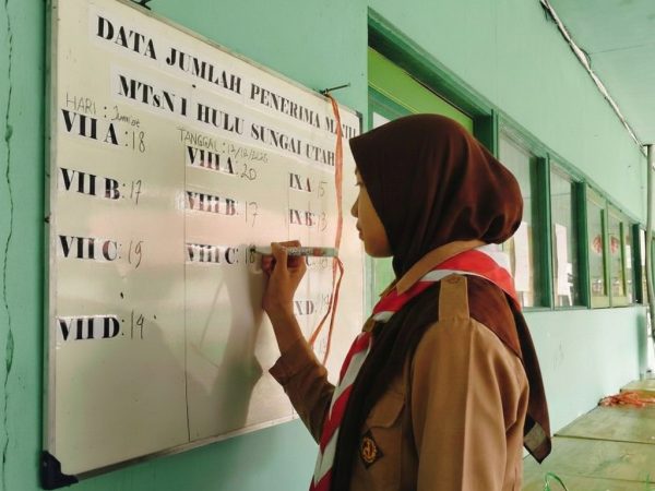 Papan Data Mandiri Siswa, Inovasi MTsN 1 HSU Tingkatkan Efektivitas Program Makan Bergizi Gratis Papan Data Mandiri Siswa, Inovasi MTsN 1 HSU Tingkatkan Efektivitas Program Makan Bergizi Gratis
