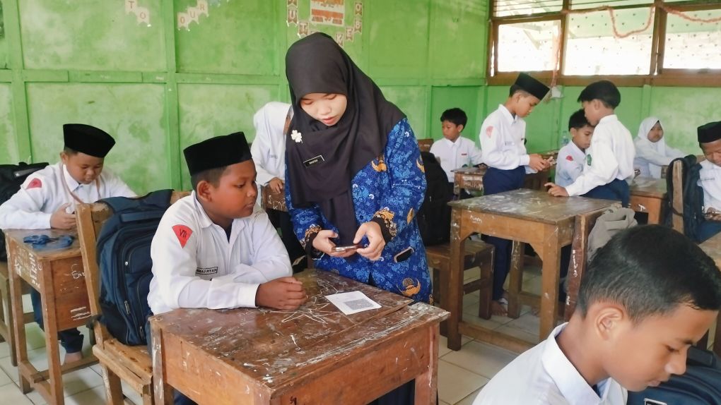 Simulasi Ujian Berbasis Android, MTsN 1 HSU Siapkan Siswa Hadapi ASAS Semester Ganjil
