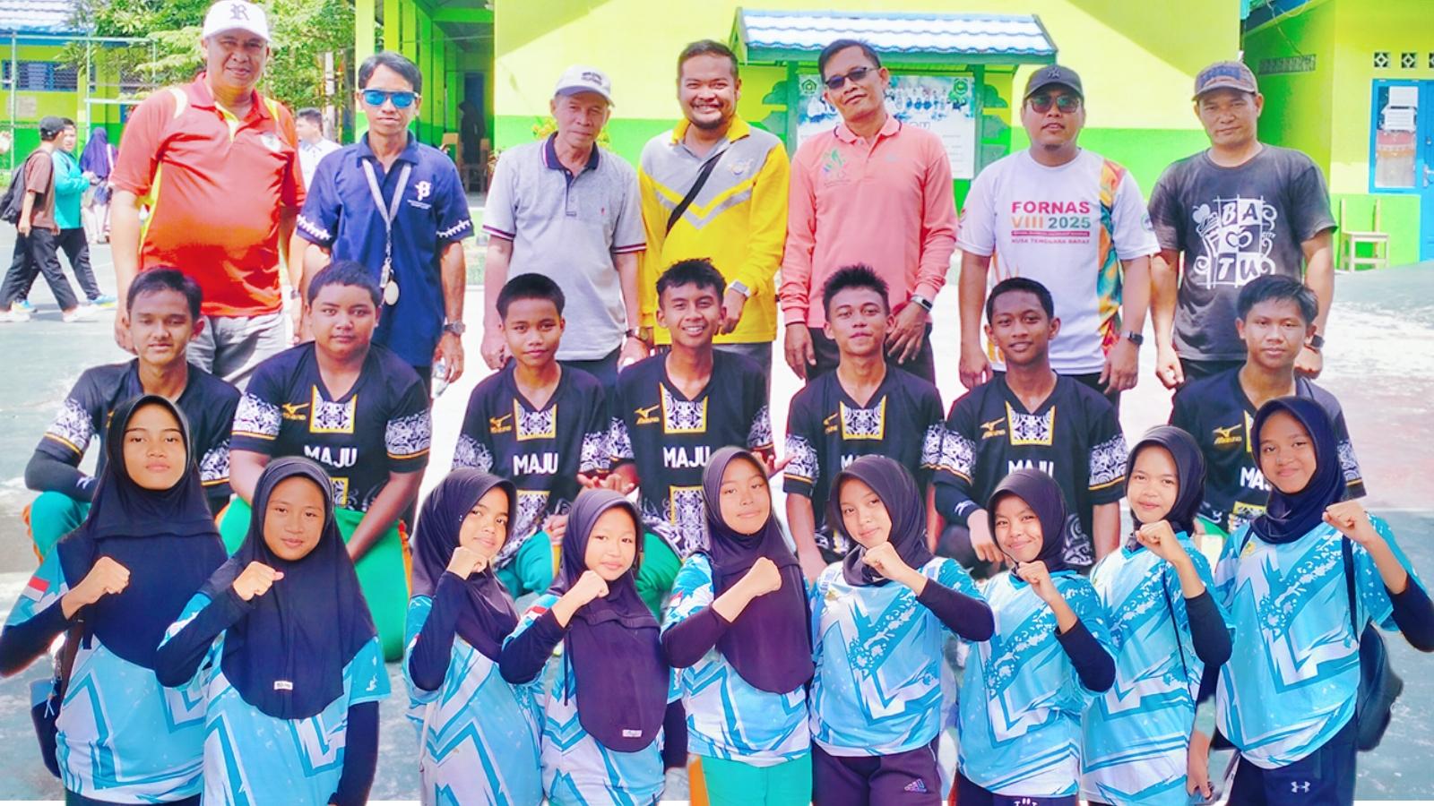 Tim Voli Putera dan Puteri MTsN 1 HSU Melaju ke Final HAB Kemenag Ke-80