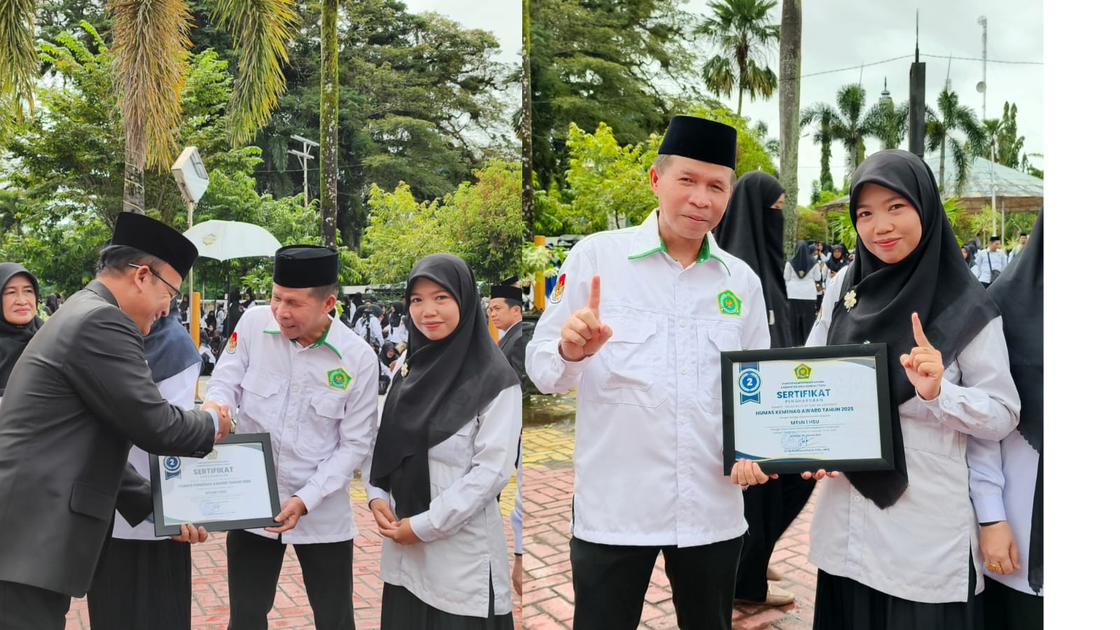 MTsN 1 HSU Raih Predikat Juara 2 Humas Kemenag Award 2025 Kategori Berita Teks