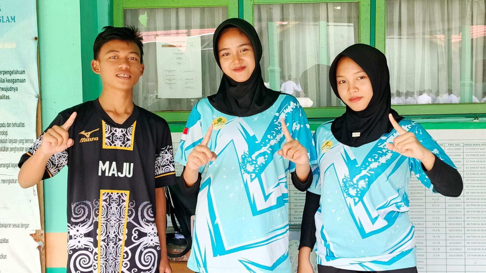 Tiga Siswa MTsN 1 HSU Lolos Seleksi Atlet POPDA Cabang Bola Voli