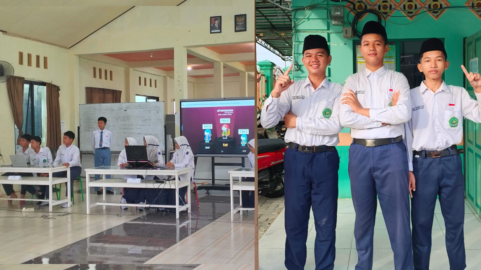 Tim CCIT MTsN 1 HSU Raih Juara Pertama di SMKN Babirik