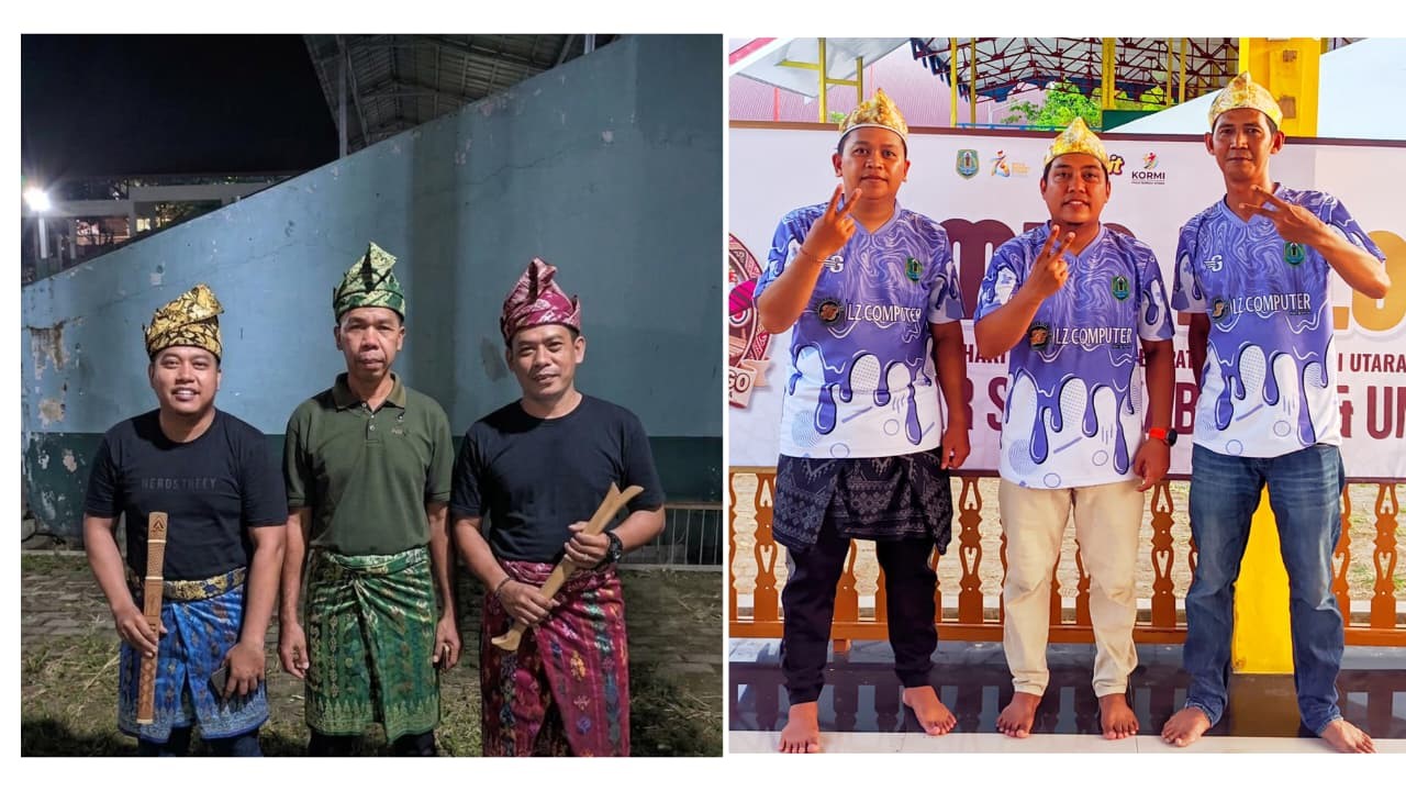 Luar Biasa! Staf TU MTsN 1 HSU Borong Juara 1 dan Juara 2 Lomba Balogo dalam Rangka Harlah Kab. HSU ke-74