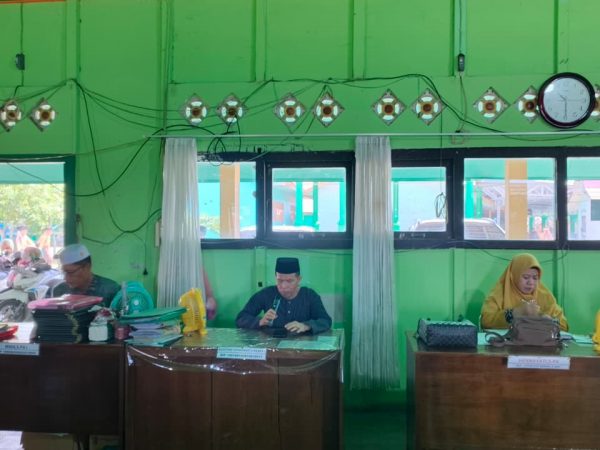 MTsN 1 HSU Gelar Rapat Persiapan TKA Utama dan Pembentukan Panitia ASAT serta Perpisahan Kelas IX