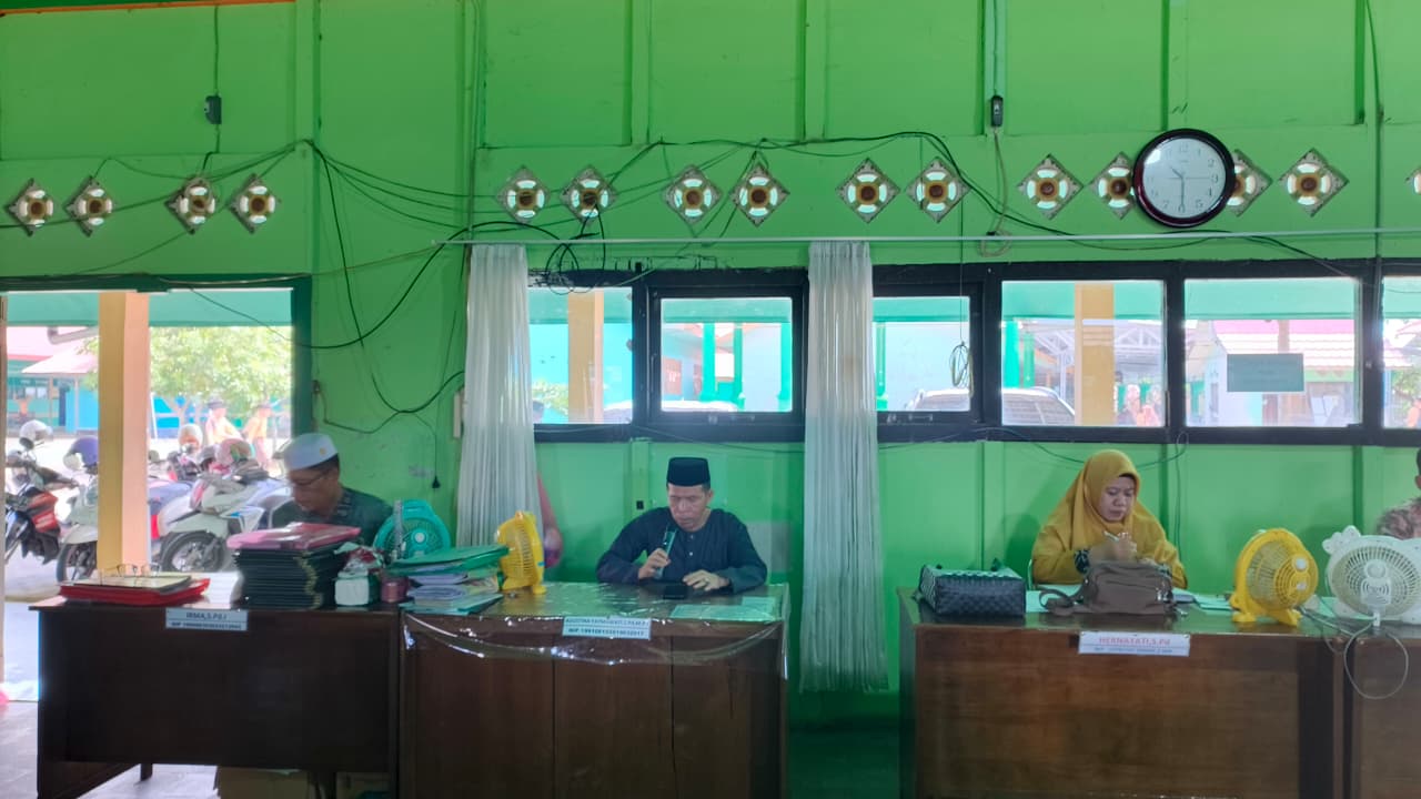 MTsN 1 HSU Gelar Rapat Persiapan TKA Utama dan Pembentukan Panitia ASAT serta Perpisahan Kelas IX