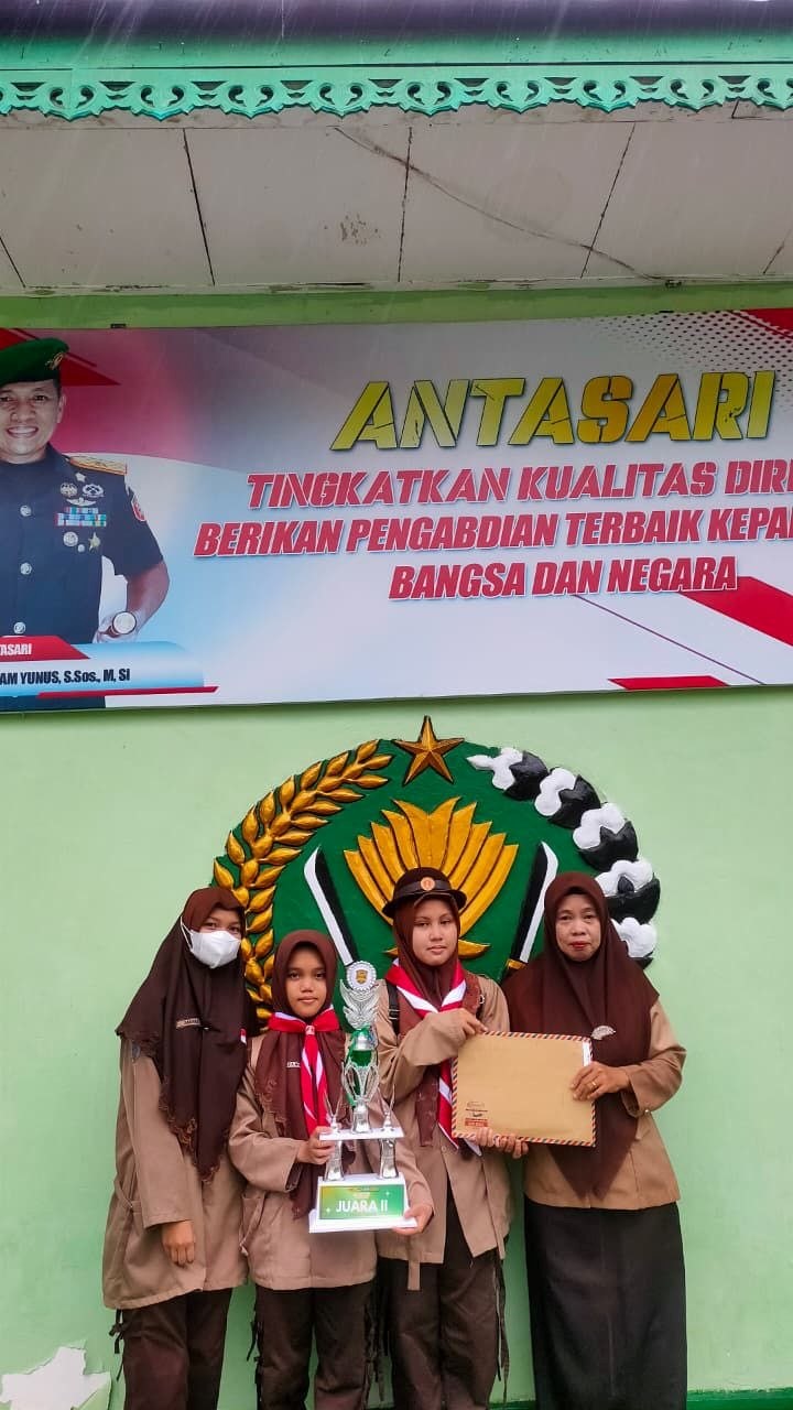 Tiga Siswi MTsN 1 HSU Raih Juara 2 Lomba Cerdas Cermat Wira Tama 2026 Saka Wira Kartika KODIM 1001 Amuntai-Balangan